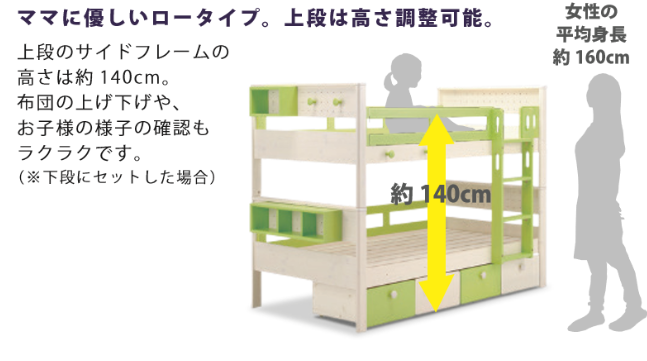 この世界に自分たちだけのオリジナル二段ベッド 種田家具 雑貨 Zakkashop 山口県 山口市 下松市