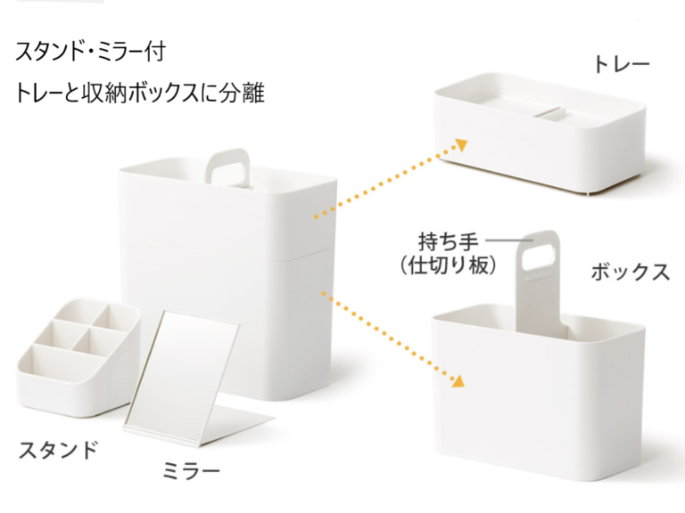 likeit（ライクイット）持ち運びができるメイクボックス 種田家具 雑貨 山口県・山口市・下松市